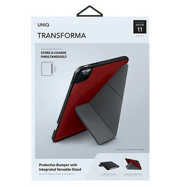 Dėklas Uniq etui Transforma iPad Pro 11" (2021) Antimicrobial Raudonas 5