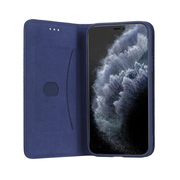 Dėklas Book Sensitve skirtas Xiaomi Redmi Note 14 Pro+ 5G tamsiai mėlynas 1