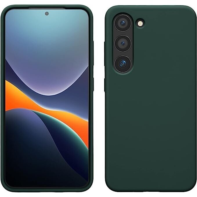 Dėklas Soft silicone by X-level Samsung S911 S23 5G tamsiai žalias