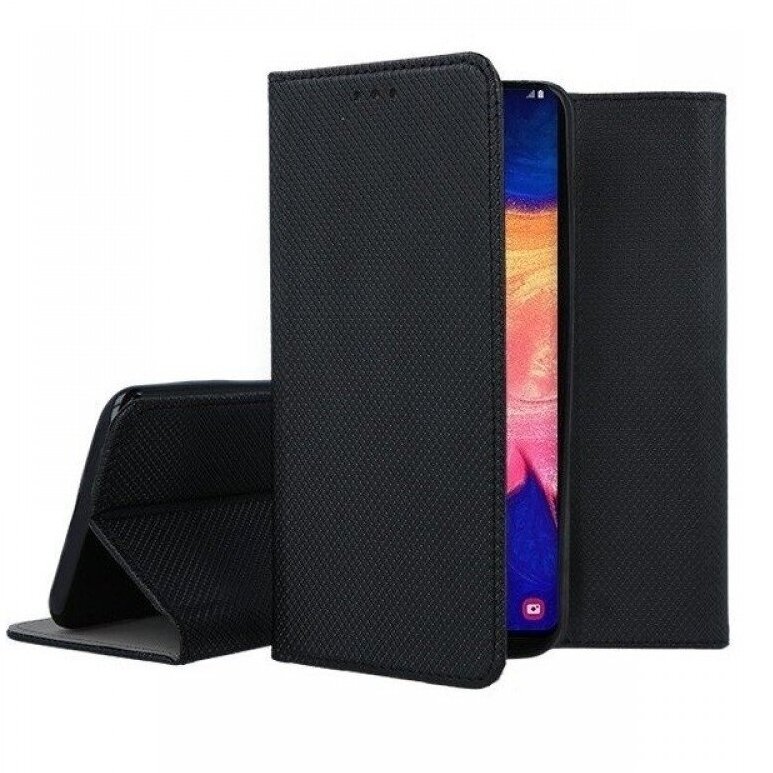 Dėklas Smart Magnet Samsung A105 A10 Juodas Dėklas Smart Magnet Samsung A105 A10 Juodas