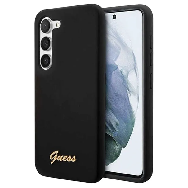 Dėklas Guess GUHCS23SSLSMK Samsung Galaxy S23 Juodas Dėklas Guess GUHCS23SSLSMK Samsung Galaxy S23 Juodas