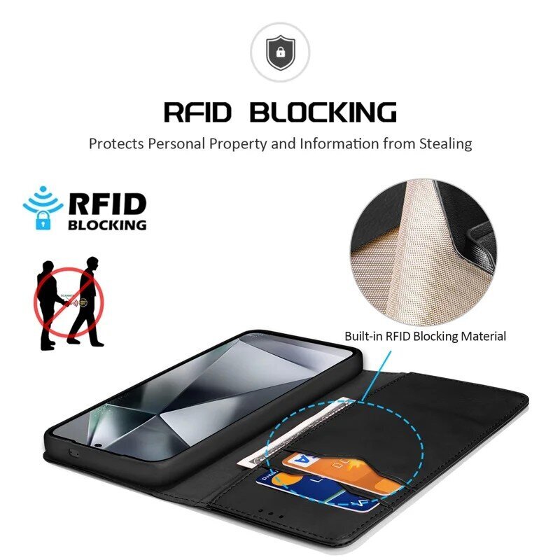 Dėklas Dux Ducis Hivo skirtas Samsung S938 S25 Ultra juodas 1