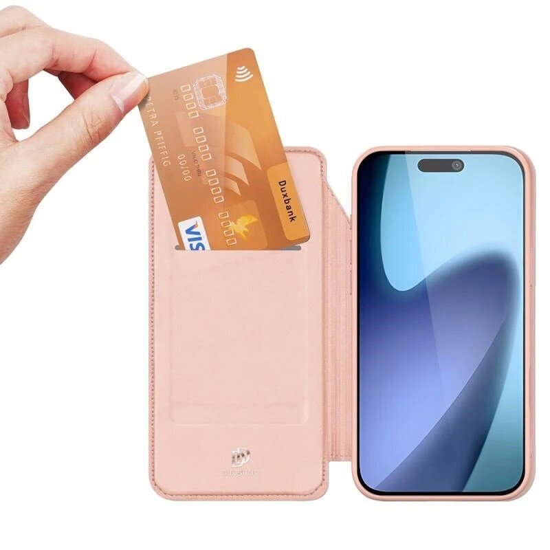 Dėklas Dux Ducis Skin Pro Apple iPhone 17 rožinio aukso 1 Dėklas Dux Ducis Skin Pro Apple iPhone 17 rožinio aukso 1