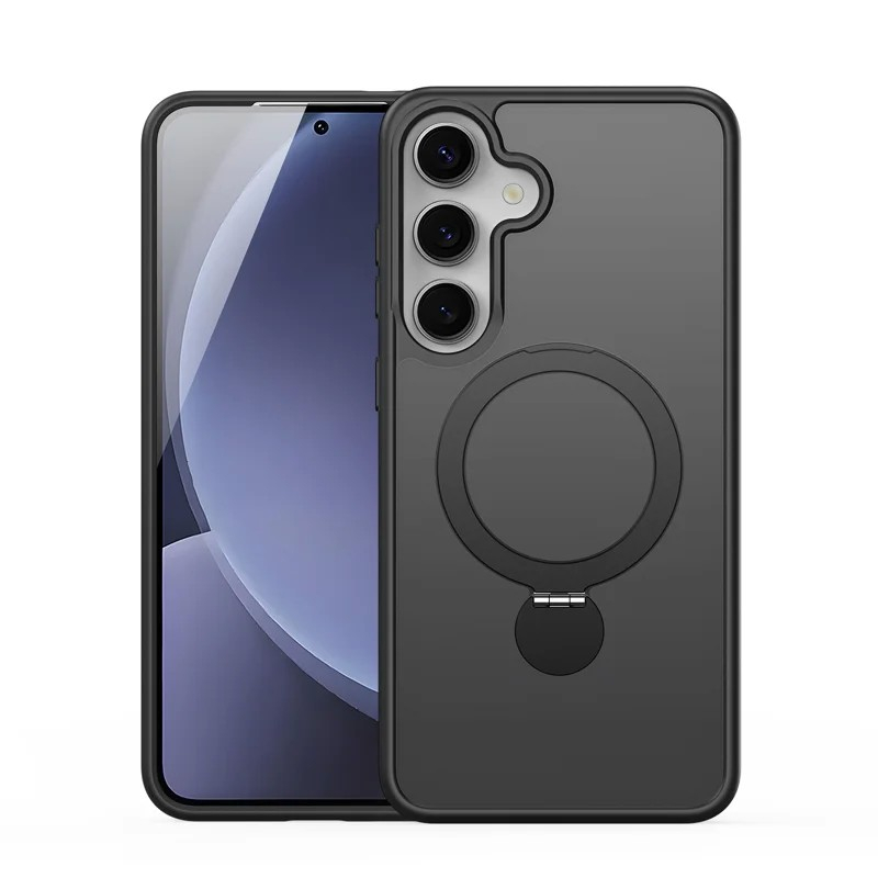 Dėklas Dux Ducis Yind With Magnetic Stand skirtas Samsung S936 S25 Plus juodas