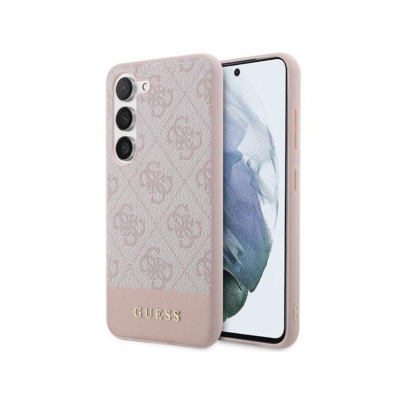 Dėklas Guess GUHCS23SG4GLPI Samsung Galaxy S23 Rožinis Dėklas Guess GUHCS23SG4GLPI Samsung Galaxy S23 Rožinis