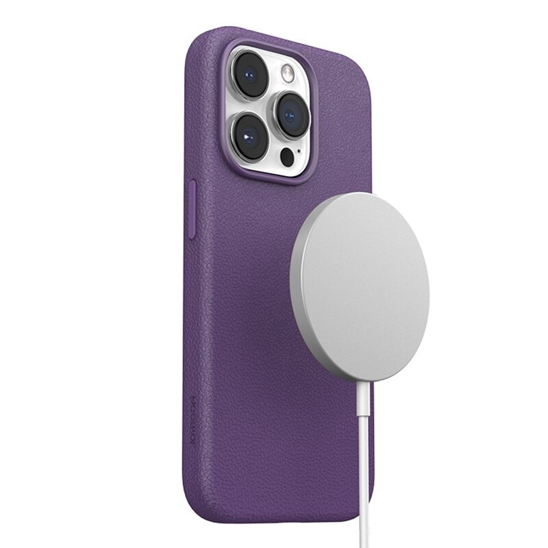 Dėklas Joyroom JR-BP006 Magnetic Protective Phone Case Apple iPhone 15 Pro violetinis Dėklas Joyroom JR-BP006 Magnetic Protective Phone Case Apple iPhone 15 Pro violetinis
