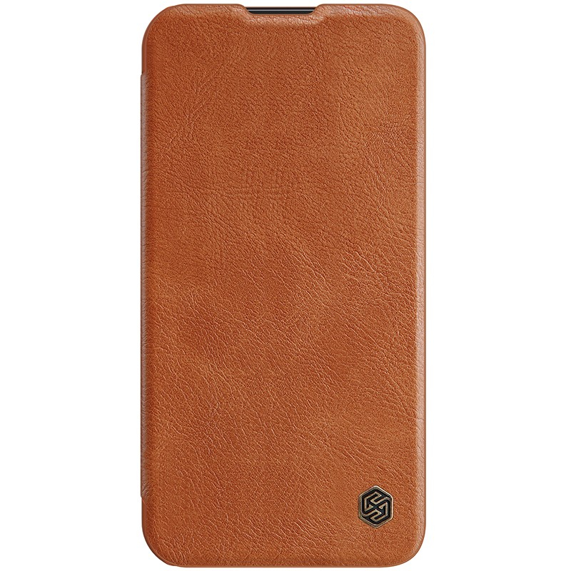 Dėklas Nillkin Qin Pro Leather Apple iPhone 14 Plus rudas Dėklas Nillkin Qin Pro Leather Apple iPhone 14 Plus rudas