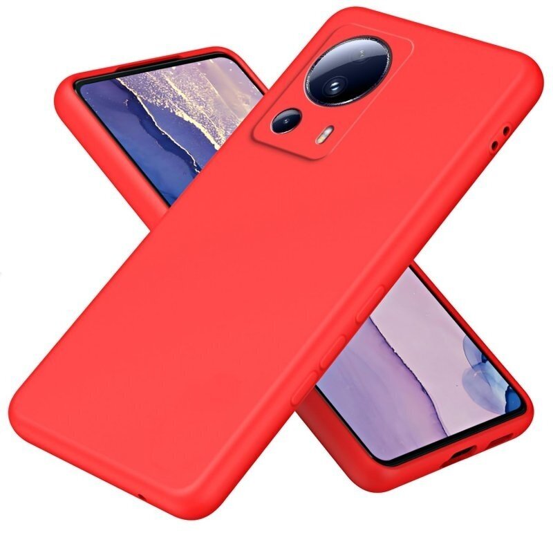 Dėklas Soft silicone by X-level Xiaomi 13 Lite raudonas