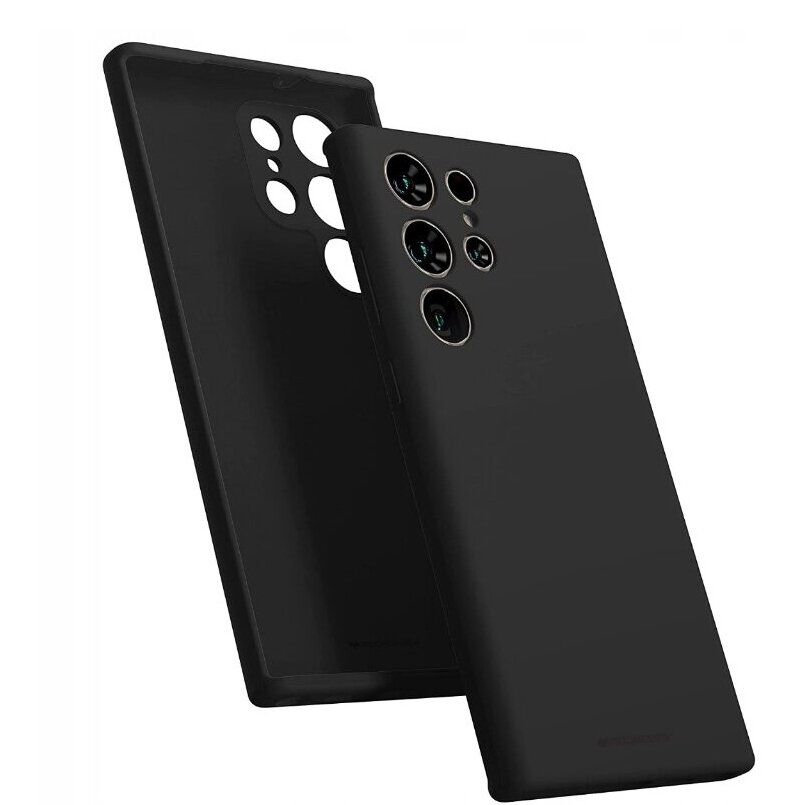 Dėklas Mercury LSR Soft Samsung S918 S23 Ultra 5G juodas