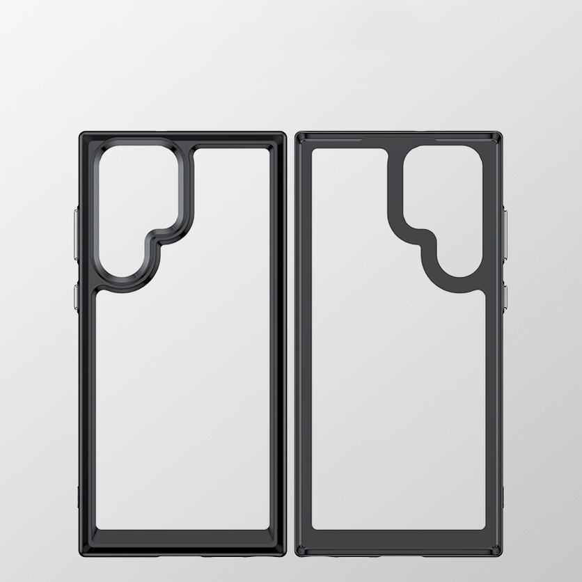 Dėklas Outer Space Samsung Galaxy S22 Ultra Raudonais kraštais 4