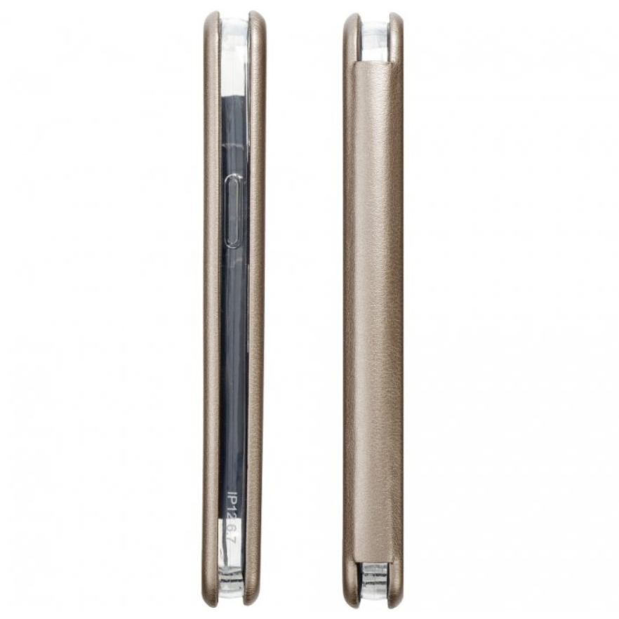 Atverčiamas dėklas Elegant wallet Samsung A325 A32 4G auksinis  2