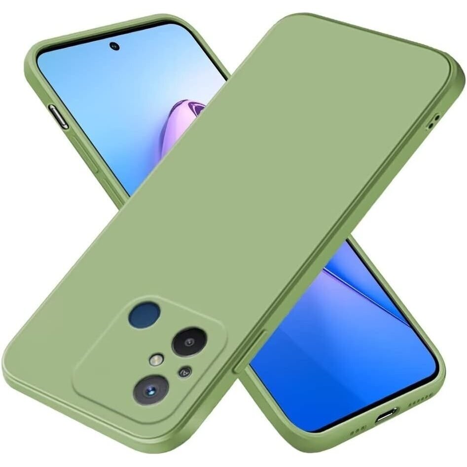 Dėklas Liquid Silicone 1.5mm Xiaomi Redmi 11A/12C/Poco C55 žalias Dėklas Liquid Silicone 1.5mm Xiaomi Redmi 11A/12C/Poco C55 žalias