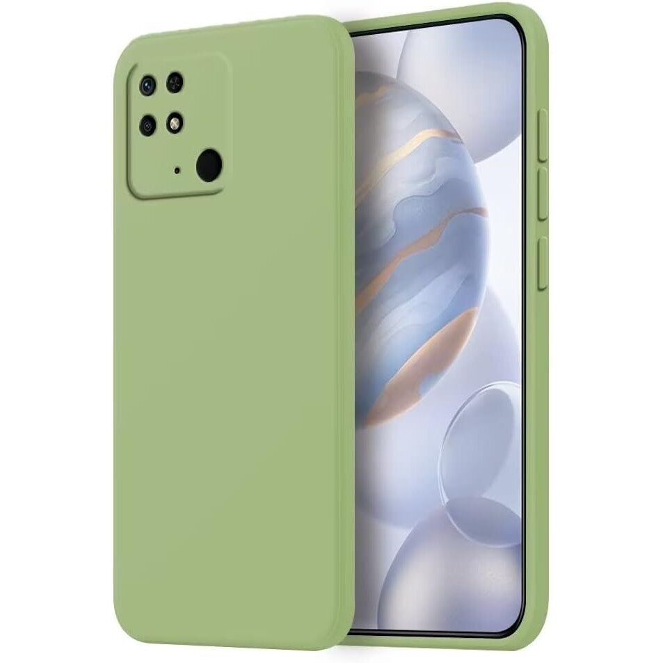 Dėklas Liquid Silicone 1.5mm Xiaomi Poco C40 žalias Dėklas Liquid Silicone 1.5mm Xiaomi Poco C40 žalias