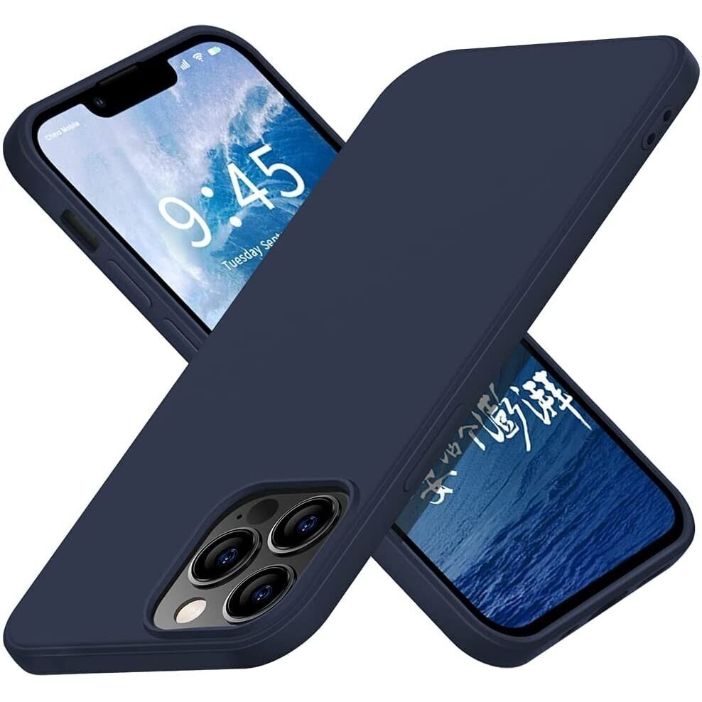 Dėklas Soft silicone by X-level Apple iPhone 14 Pro Max tamsiai mėlynas