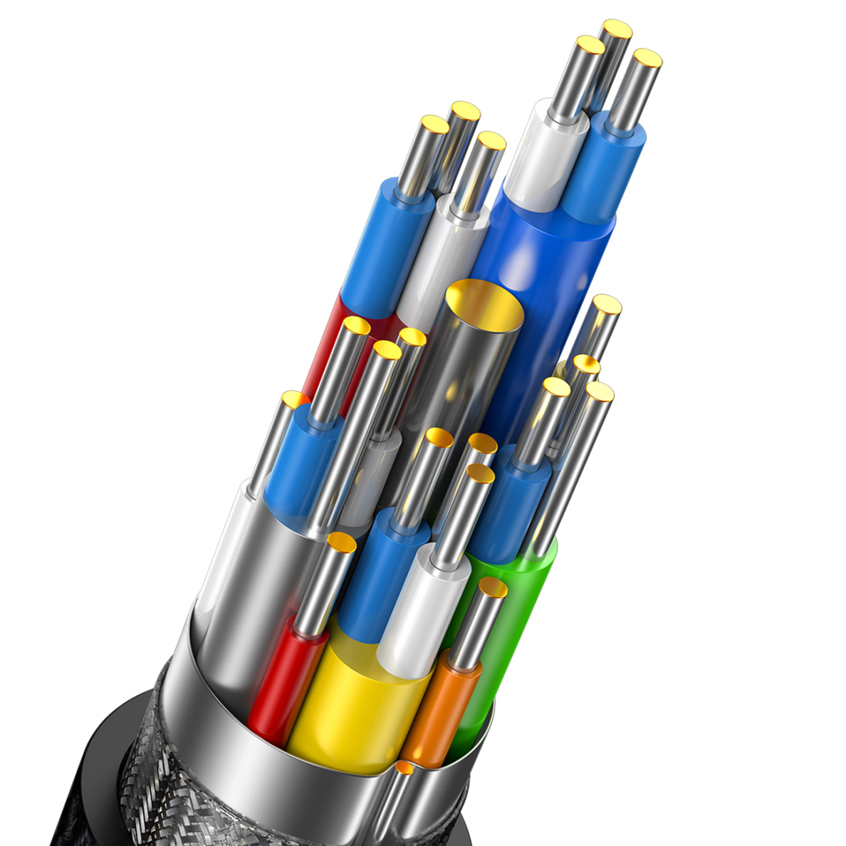 DisplayPort 8K 60Hz cable 2m Baseus High Definition Series - black 5 DisplayPort 8K 60Hz cable 2m Baseus High Definition Series - black 5