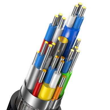 DisplayPort 8K 60Hz cable 2m Baseus High Definition Series - black 5 DisplayPort 8K 60Hz cable 2m Baseus High Definition Series - black 5