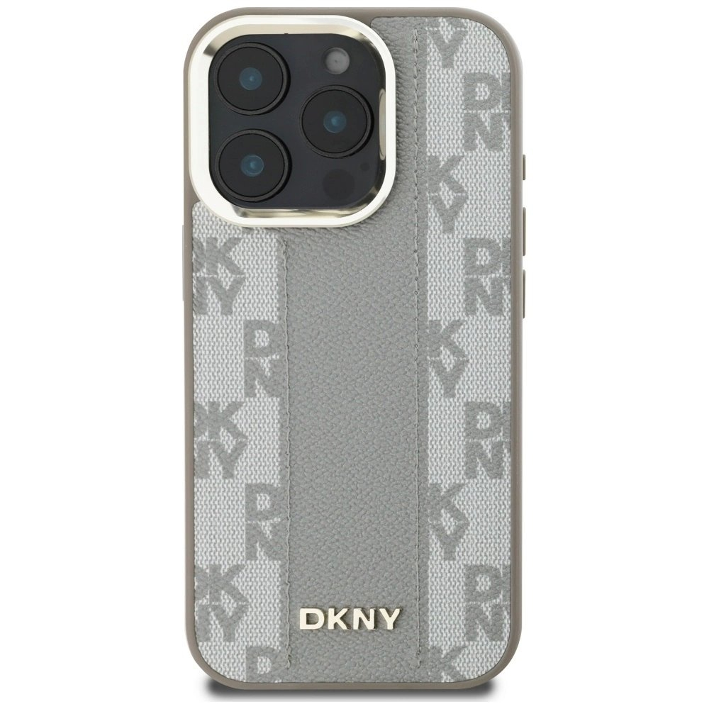 iPhone 16 Pro – DKNY Checkered Pattern MagSafe dėklas - Smėlinis 2 iPhone 16 Pro – DKNY Checkered Pattern MagSafe dėklas - Smėlinis 2