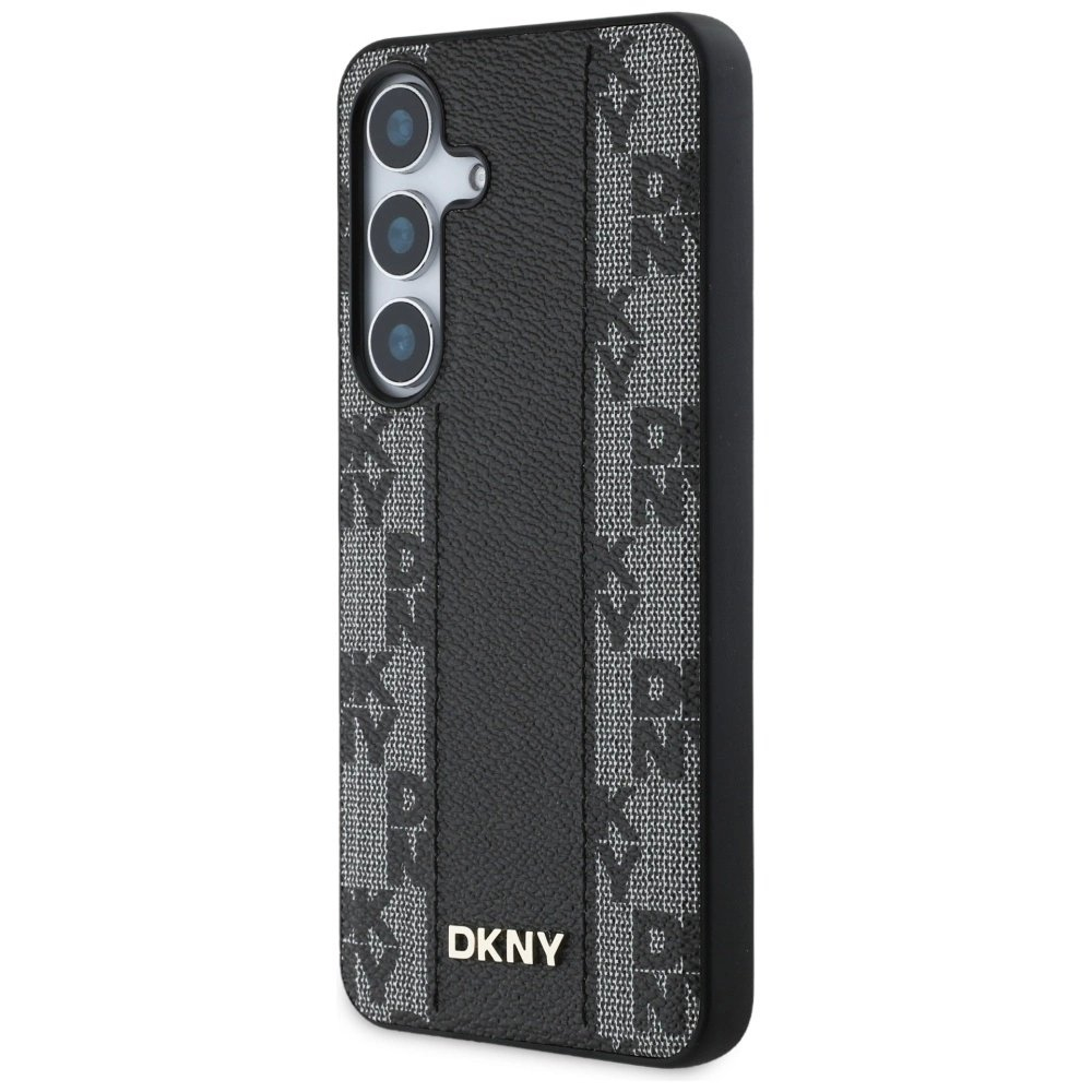 DKNY odinis dėklas su MagSafe Samsung Galaxy S25 - juodas 1 DKNY odinis dėklas su MagSafe Samsung Galaxy S25 - juodas 1