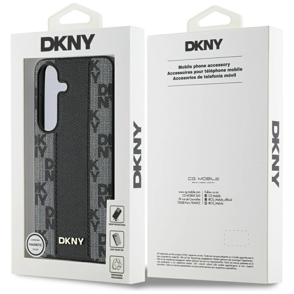 DKNY odinis dėklas su MagSafe Samsung Galaxy S25 - juodas 7 DKNY odinis dėklas su MagSafe Samsung Galaxy S25 - juodas 7