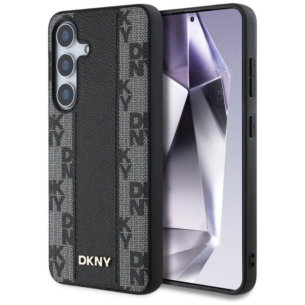 DKNY odinis dėklas su MagSafe Samsung Galaxy S25 - juodas