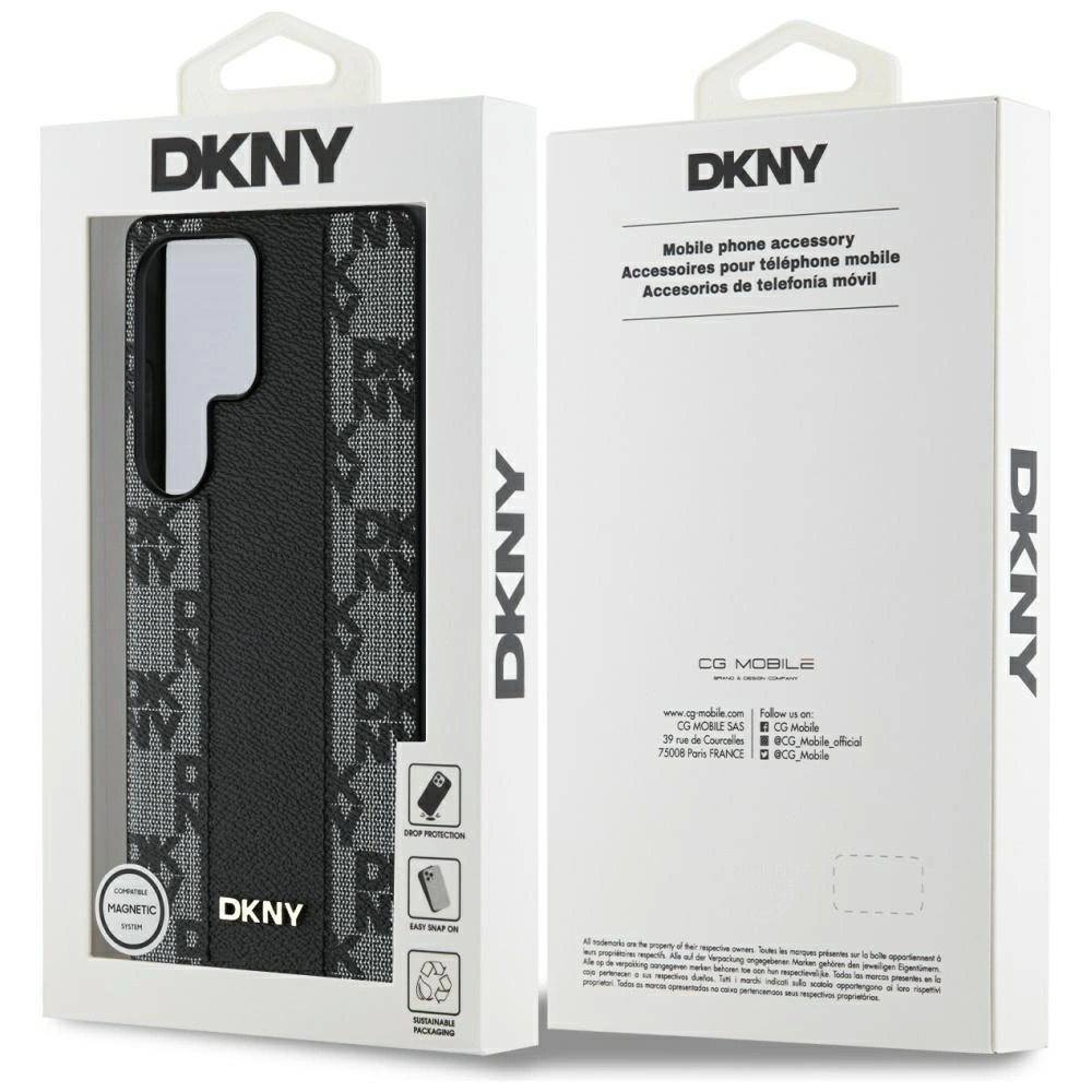 DKNY odinis dėklas su MagSafe Samsung Galaxy S25 Ultra - juodas 7 DKNY odinis dėklas su MagSafe Samsung Galaxy S25 Ultra - juodas 7