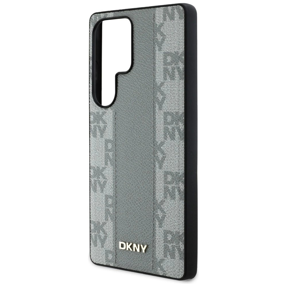Samsung Galaxy S25 Ultra – DKNY odinis Checkered Pattern MagSafe dėklas - Pilkas 5