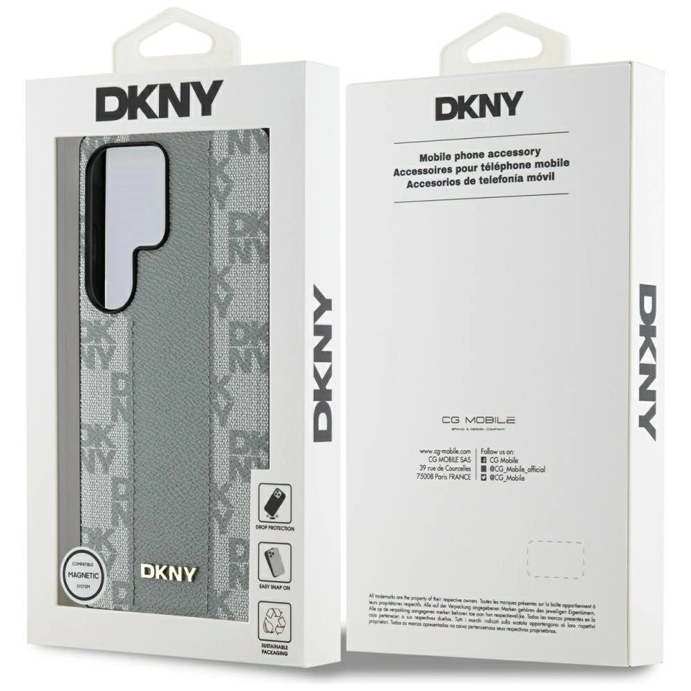 Samsung Galaxy S25 Ultra – DKNY odinis Checkered Pattern MagSafe dėklas - Pilkas 7 Samsung Galaxy S25 Ultra – DKNY odinis Checkered Pattern MagSafe dėklas - Pilkas 7