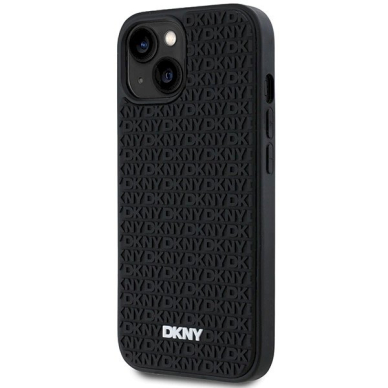 Dėklas DKNY 3D Rubber Repeat Pattern iPhone 15 Plus - Juodas 1 Dėklas DKNY 3D Rubber Repeat Pattern iPhone 15 Plus - Juodas 1