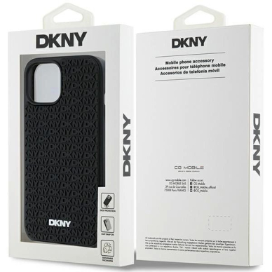 Dėklas DKNY 3D Rubber Repeat Pattern iPhone 15/14/13 - Juodas 7 Dėklas DKNY 3D Rubber Repeat Pattern iPhone 15/14/13 - Juodas 7