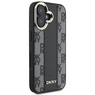 Dėklas DKNY Checkered Pattern Magsafe iPhone 16 - Juodas 3 Dėklas DKNY Checkered Pattern Magsafe iPhone 16 - Juodas 3