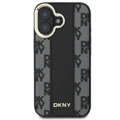 Dėklas DKNY Checkered Pattern Magsafe iPhone 16 Plus - Juodas 2 Dėklas DKNY Checkered Pattern Magsafe iPhone 16 Plus - Juodas 2