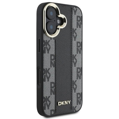 Dėklas DKNY Checkered Pattern Magsafe iPhone 16 Plus - Juodas 3 Dėklas DKNY Checkered Pattern Magsafe iPhone 16 Plus - Juodas 3