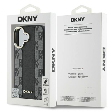 Dėklas DKNY Checkered Pattern Magsafe iPhone 16 Plus - Juodas 7 Dėklas DKNY Checkered Pattern Magsafe iPhone 16 Plus - Juodas 7