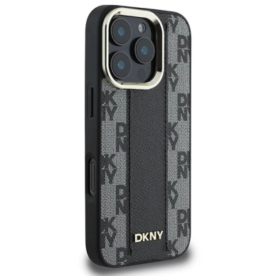 Dėklas DKNY Checkered Pattern Magsafe iPhone 16 Pro Max  - Juodas 3 Dėklas DKNY Checkered Pattern Magsafe iPhone 16 Pro Max  - Juodas 3