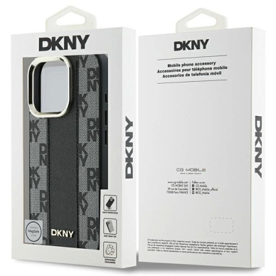 Dėklas DKNY Checkered Pattern Magsafe iPhone 16 Pro Max  - Juodas 7 Dėklas DKNY Checkered Pattern Magsafe iPhone 16 Pro Max  - Juodas 7