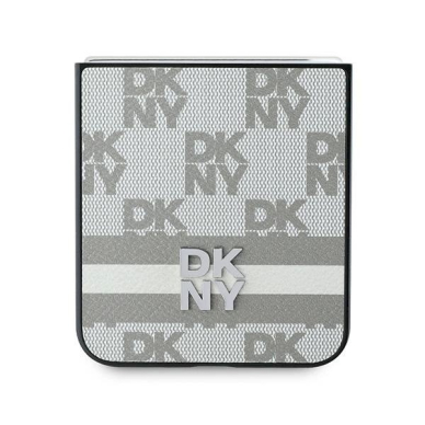 DKNY Checkered Pattern Printed Stripes Dėklas Samsung Galaxy Z Flip 6 - Beige 4 DKNY Checkered Pattern Printed Stripes Dėklas Samsung Galaxy Z Flip 6 - Beige 4