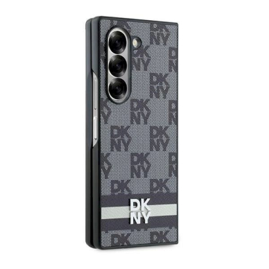 DKNY Checkered Pattern Printed Stripes Dėklas Samsung Galaxy Z Fold 6 - Juodas 4 DKNY Checkered Pattern Printed Stripes Dėklas Samsung Galaxy Z Fold 6 - Juodas 4