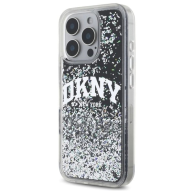 Dėklas DKNY DKHCP16LLBNAEK iPhone 16 Pro 6.3 Juodas/Juodas hard Liquid Glitter Arch Logo 1 Dėklas DKNY DKHCP16LLBNAEK iPhone 16 Pro 6.3 Juodas/Juodas hard Liquid Glitter Arch Logo 1