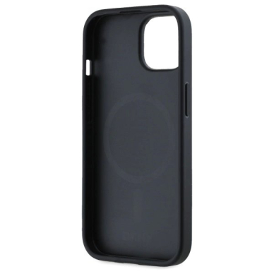 iPhone 15 DKNY Grained Metal Logo MagSafe dėklas - smėlio 6