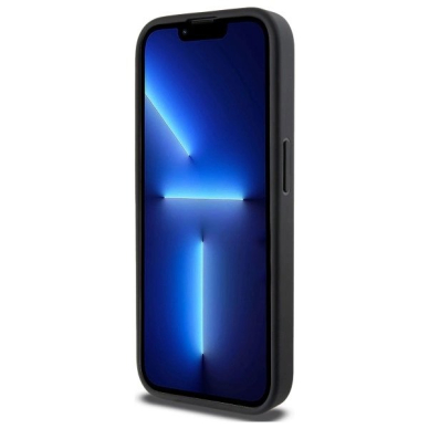 iPhone 15 Pro Max DKNY Grained Metal Logo MagSafe dėklas - smėlio 4