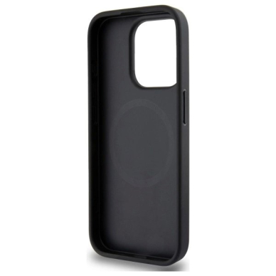 iPhone 15 Pro Max DKNY Grained Metal Logo MagSafe dėklas - smėlio 6