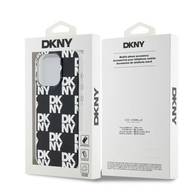 Dėklas DKNY IML Checkered Mono PatterniPhone 15 Pro - Juodas 7 Dėklas DKNY IML Checkered Mono PatterniPhone 15 Pro - Juodas 7