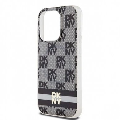 Dėklas DKNY IML Checkered Mono PatternPrinted Stripes MagSafeiPhone 13 Pro / 13 - Juodas 5 Dėklas DKNY IML Checkered Mono PatternPrinted Stripes MagSafeiPhone 13 Pro / 13 - Juodas 5