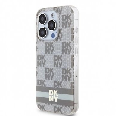 Dėklas DKNY IML Checkered Mono PatternPrinted Stripes MagSafeiPhone 14 Pro Max - Smėlinis 1 Dėklas DKNY IML Checkered Mono PatternPrinted Stripes MagSafeiPhone 14 Pro Max - Smėlinis 1