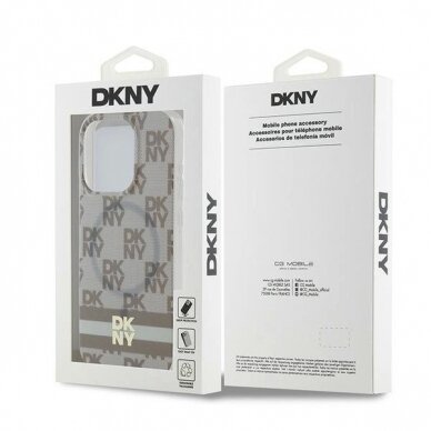 Dėklas DKNY IML Checkered Mono PatternPrinted Stripes MagSafeiPhone 14 Pro Max - Smėlinis 7 Dėklas DKNY IML Checkered Mono PatternPrinted Stripes MagSafeiPhone 14 Pro Max - Smėlinis 7