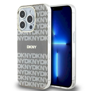 Dėklas DKNY IML MonoStripe MagSafeiPhone 15 Pro - Smėlinis Dėklas DKNY IML MonoStripe MagSafeiPhone 15 Pro - Smėlinis