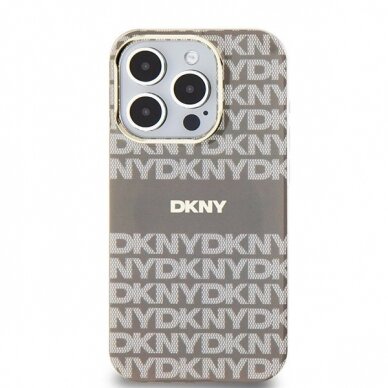 Dėklas DKNY IML MonoStripe MagSafeiPhone 15 Pro Max - Smėlinis 2 Dėklas DKNY IML MonoStripe MagSafeiPhone 15 Pro Max - Smėlinis 2