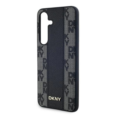 Dėklas DKNY Leather Checkered Mono Pattern MagSafe Samsung Galaxy S24 - Juodas 5 Dėklas DKNY Leather Checkered Mono Pattern MagSafe Samsung Galaxy S24 - Juodas 5