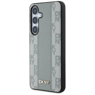 DKNY odinis dėklas su MagSafe Samsung Galaxy S25 - taupe (pilkai rudas) 1