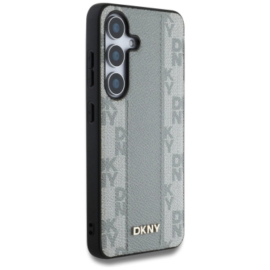 DKNY odinis dėklas su MagSafe Samsung Galaxy S25 - taupe (pilkai rudas) 3